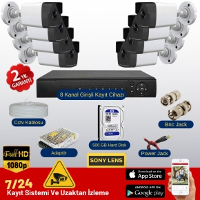 8li G�venli̇k Kamera Seti̇